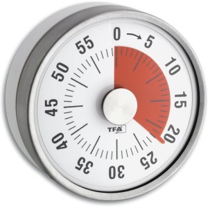 TFA Puck Kitchen Timer, Brown