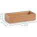 Zeller 13333 Organizer box 30 x 15 x 7 cm, Bamboo