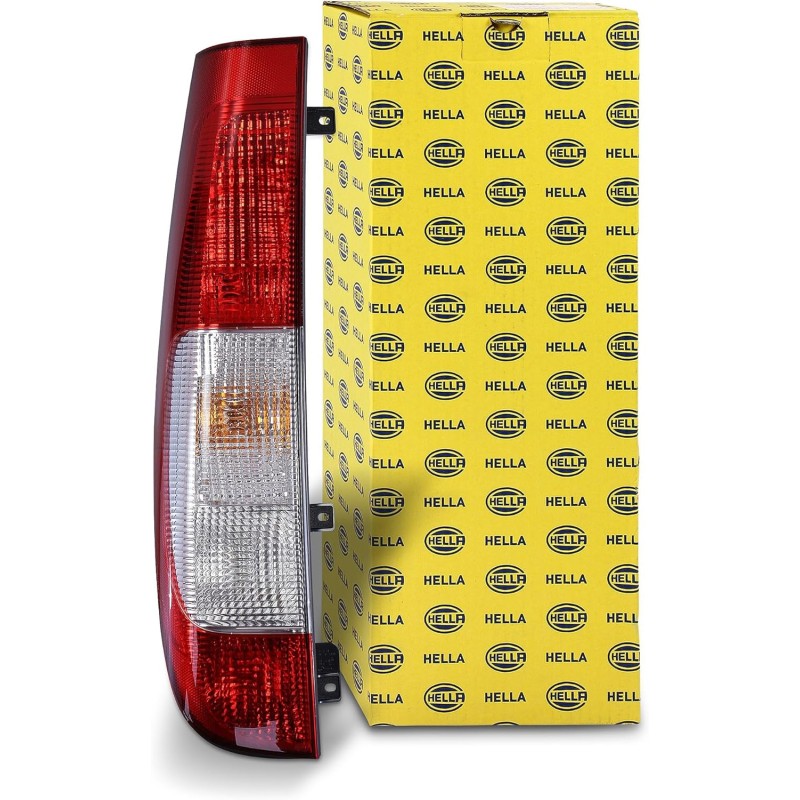 HELLA 2SK 964 596-011 Rearlight - Bulb - Crystal clear/Red - left - für u.a. Mercedes-Benz Vito / Mixto Box (W639)