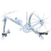 Peruzzo 11102009 Rear Rack Roof Cycle Carrier Roll White
