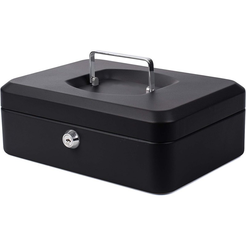 PAVO 8011841 10 inch Cash Box - Black