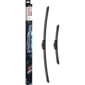 Bosch Aerotwin AR 654 S Windscreen Wiper Flat Blade Wiper Bar 650 / 340 Set 2 mm Service (Compatibility With Right-Hand Drive Vehicles Not Guaranteed)
