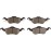 Febi Brake Pads Set Front Axle Suitable for Focus | 16279