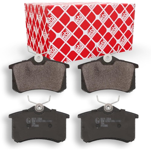 FEBI Rear Brake Pad Set for Caddy III EOS Golf V VI + Plus Jetta IV Passat