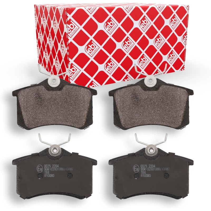 FEBI Rear Brake Pad Set for Caddy III EOS Golf V VI + Plus Jetta IV Passat