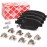 febi bilstein 16630 Brake Pad Set with additional parts, pack of four