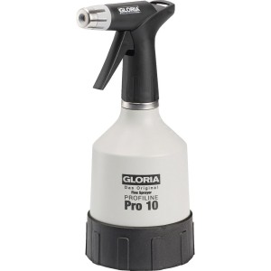 Gloria Hand Sprayer Pro 10 | 1,0 л спрей бутилка с двойнодействаща помпа | За промишленост и занаяти | Непрекъснато регулируема дюза | Устойчива на масло