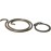10 x Door Handle Springs / Return Springs for Door Handle / Lever / Door Handle / Door Knob (2 Turns, 1.8mm Thick) and 10 Circlips