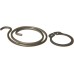 10 x Door Handle Springs / Return Springs for Door Handle / Lever / Door Handle / Door Knob (2 Turns, 1.8mm Thick) and 10 Circlips