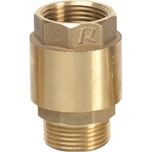 RIBILAND 02214 Gold Brass Check Valve