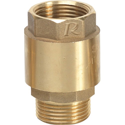 RIBILAND 02214 Gold Brass Check Valve