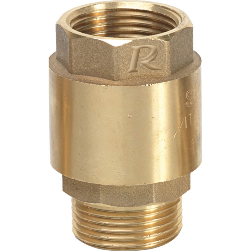 RIBILAND 02214 Gold Brass Check Valve
