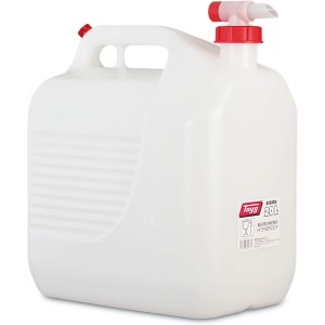Water Container with Patented Non-Glug Spout 20 Litres