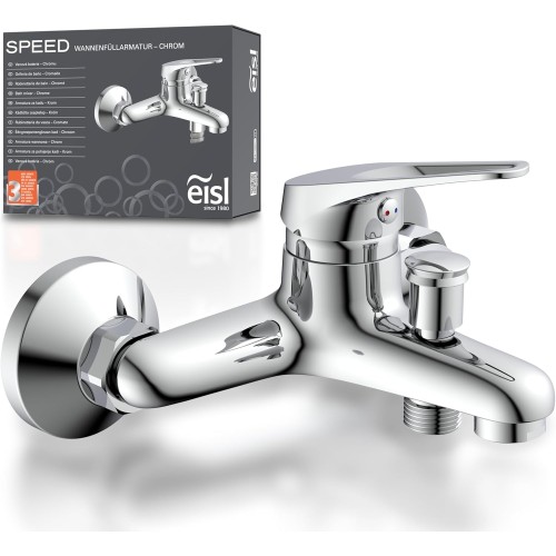 Eisl Speed NI023SCR Single-Handle Mixer Tap for Baths and Showers Chrome-Plated