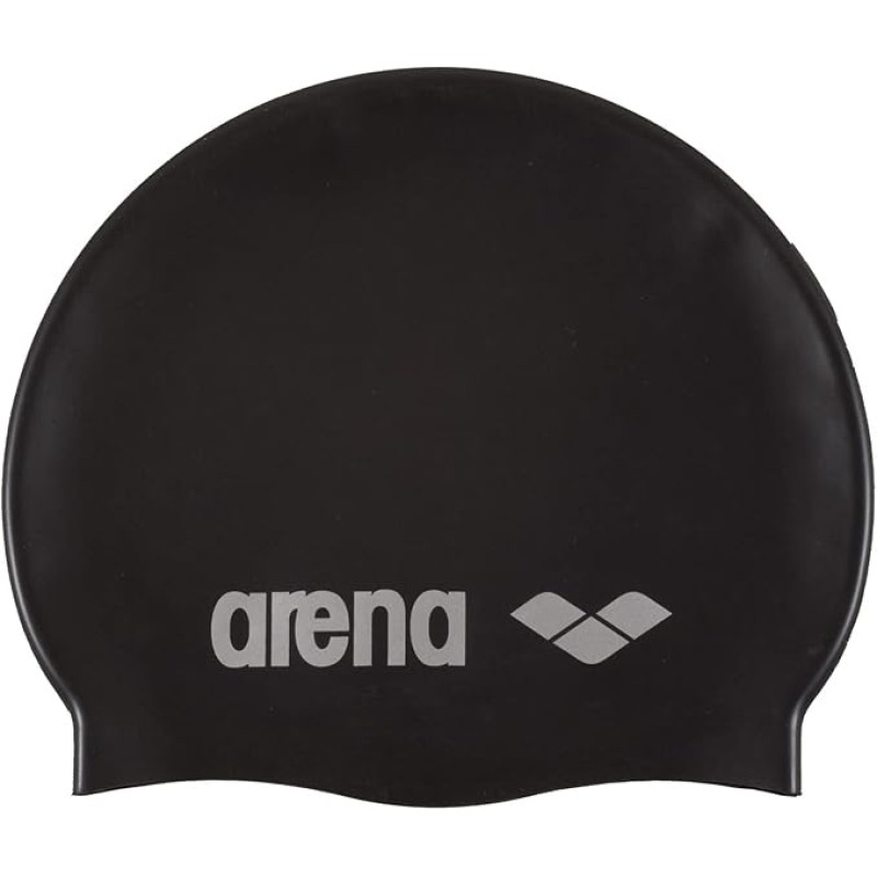 arena Unisex Classic Silicone Swimming Cap, Reinforced Edges, Less Slipping, Soft