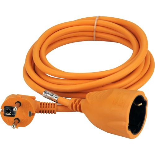 Unitec 44583 Schuko Extension Cord H05VV-F 3G1.5 mm² 3 m Orange