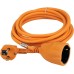 Unitec 44583 Schuko Extension Cord H05VV-F 3G1.5 mm² 3 m Orange