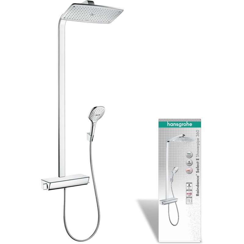 Hansgrohe Raindance Select E 360 shower system (3 spray types) chrome