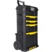 Stanley 1-79-206 Metal Plastic Rolling Workshop, Empty Tool Trolley with 3 Modular Units, Versatile Tool Box for Small Parts and Large Tools, 1-79-206