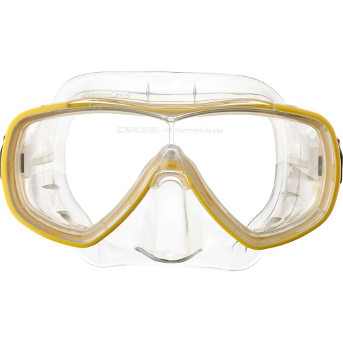 CRESSI Onda - Einzelmaske Onda oder Kombiset Maske Onda + Schnorchel Mexico zum Tauchen und Schnorcheln, Einheitsgröße, Unisex