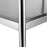 Vogue 3 Tier Clearing Trolley Large 930X860X535mm Stainless Steel Catering