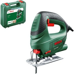 Bosch Jigsaw PST 650 (500 W, cutting depth in steel/wood: 4 mm/65 mm, in carrying case)