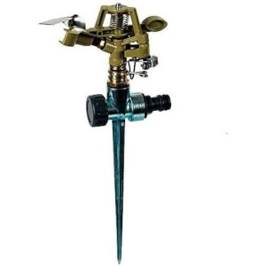 Sprinkler with metal spike