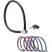 Master Lock Bicycle Lock Cable Lock [Key] [55 cm Steel Cable] [Weatherproof] [Random Colour] 8630-F, Blue, Red, Green, Purple, Black