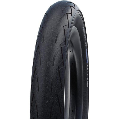 Schwalbe KID Plus Puncture Guard 47-203 B/B HS413 NMC 50EPI Bicycle Tyre - Black, 12 x 1.7 Inches