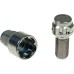 Lampa Anti-theft wheel bolt M14 x 1.5, ball seat R13, shaft length 26.7 mm, spanner width 17 mm/19 mm, silver, alloy steel, class 10.9, lens head, hexagon socket