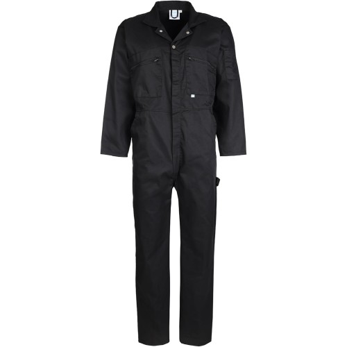 Blue Castle 366/BK-48 48-Inch Zip Front Coverall Boilersuit - Black
