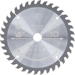 Carbide Tipped Circular Saw Blade, Diameter 160 mm