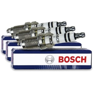 Bosch Super Plus FR7HC+ Spark Plugs, Pack of 3