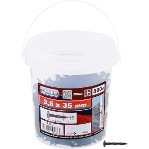 Connex Drywall Screws Trumpet Head PH Phillips Drive Black Phosphatised / Drywall Screws / Screw Bucket