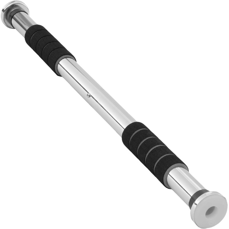 Ultrasport Klimmzugstange, Türreck, verstellbar von 66,5 cm bis 93 cm, ohne Schrauben montierbar, rutschfest, sicherer Halt, Schaumstoffgriffe
