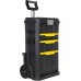 Stanley rolling workshop (77.8 x 48.8 x 34.8 cm, 2-in-1, modular design, three removable tool boxes with quick-release fastener, telescopic handle made of aluminum) STST1-70344
