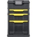Stanley rolling workshop (77.8 x 48.8 x 34.8 cm, 2-in-1, modular design, three removable tool boxes with quick-release fastener, telescopic handle made of aluminum) STST1-70344
