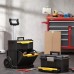 Stanley rolling workshop (77.8 x 48.8 x 34.8 cm, 2-in-1, modular design, three removable tool boxes with quick-release fastener, telescopic handle made of aluminum) STST1-70344