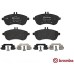 Brembo P 50 070 Brake Pad Set, Disc Brake, Set of 4