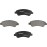 Brembo P 61 066 Brake Pad Set, Disc Brake, Set of 4