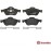 Brembo P 68 048 Brake Pad Set, Disc Brakes (4 Pieces)