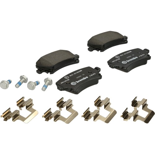 Brembo P85073 Rear Disc Brake Pad, Set of 4