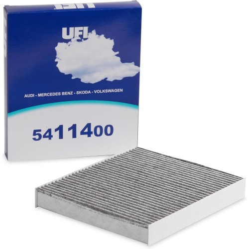 UFI Filters Abitacolo 54.114.00 Cabin Air Filter Replacement for Cars Fits Various Models Audi Lamborghini Mercedes Benz Seat Skoda Volkswagen