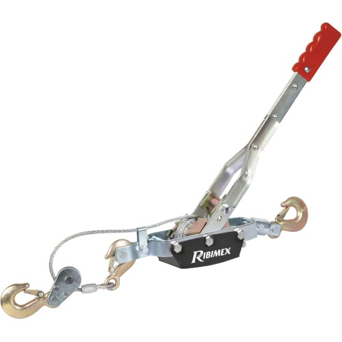 Ribitech 06563 Horizontal Hand Winch with Cable 4T