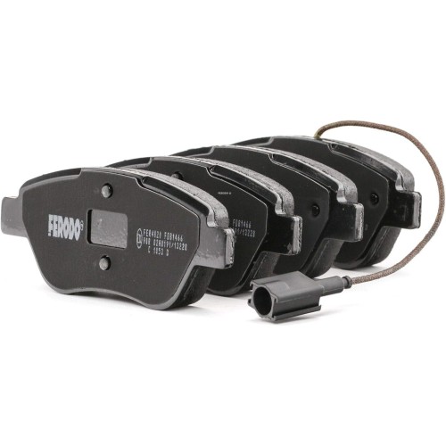 FERODO FDB1466 Brake Pads Set Front with Wear Warning Contact with Accessories