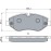 Bosch 0986494121 Brake Pad Set