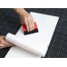 Application set for applying self-adhesive film (includes smoother for flawless finish & knife for cutting)