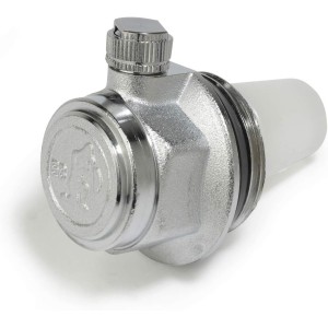 'GIACOMINI R200 – Automatic Bleed Radiator Chrome/Chrome R200 1 Left