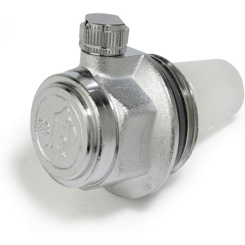 'GIACOMINI R200 – Automatic Bleed Radiator Chrome/Chrome R200 1 Left