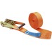 Kerbl 37147 Ratchet Lashing Strap 1 Part 50 mm x 6 m for Load 2,000 to 4,000 kg Orange